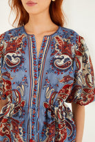 PAISLEY SCARF BLOUSE - Blouses - Sassanova