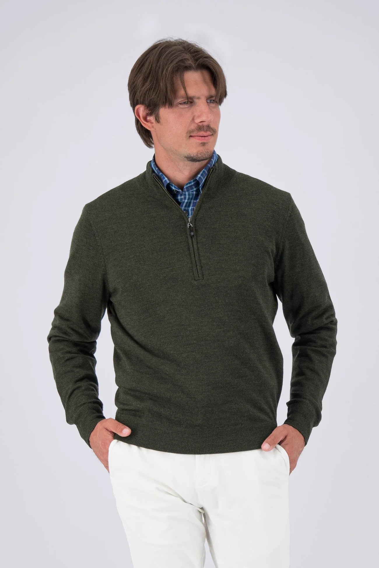 MARSHALL MERINO 1/4 ZIP SWEATER - NovaMan
