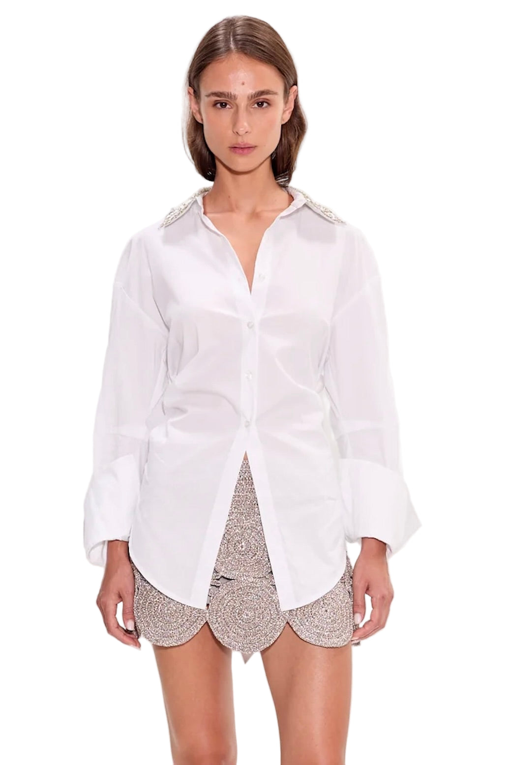 LOCH EMBELLISHED BUTTON UP
sassanova