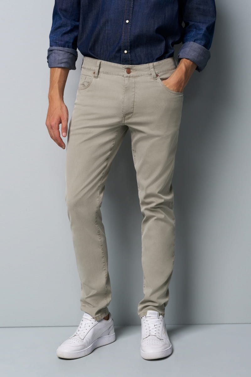 5 POCKET SLIM M5 PANT - Pants - Novaman