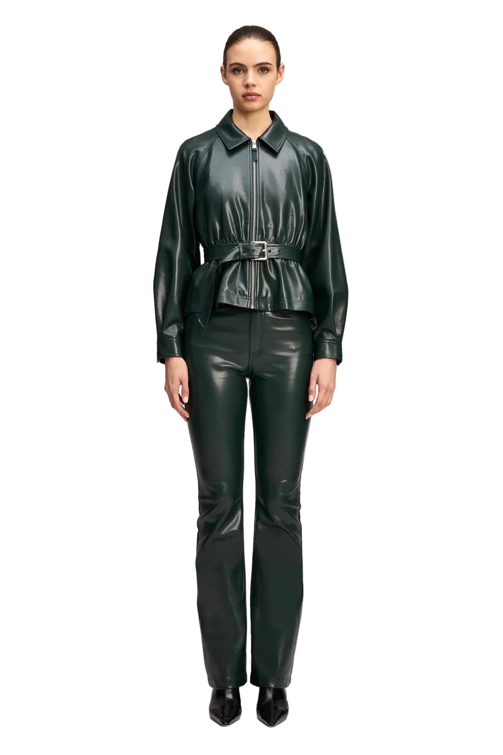 VEGAN LEATHER BRIAR JACKET Sassanova