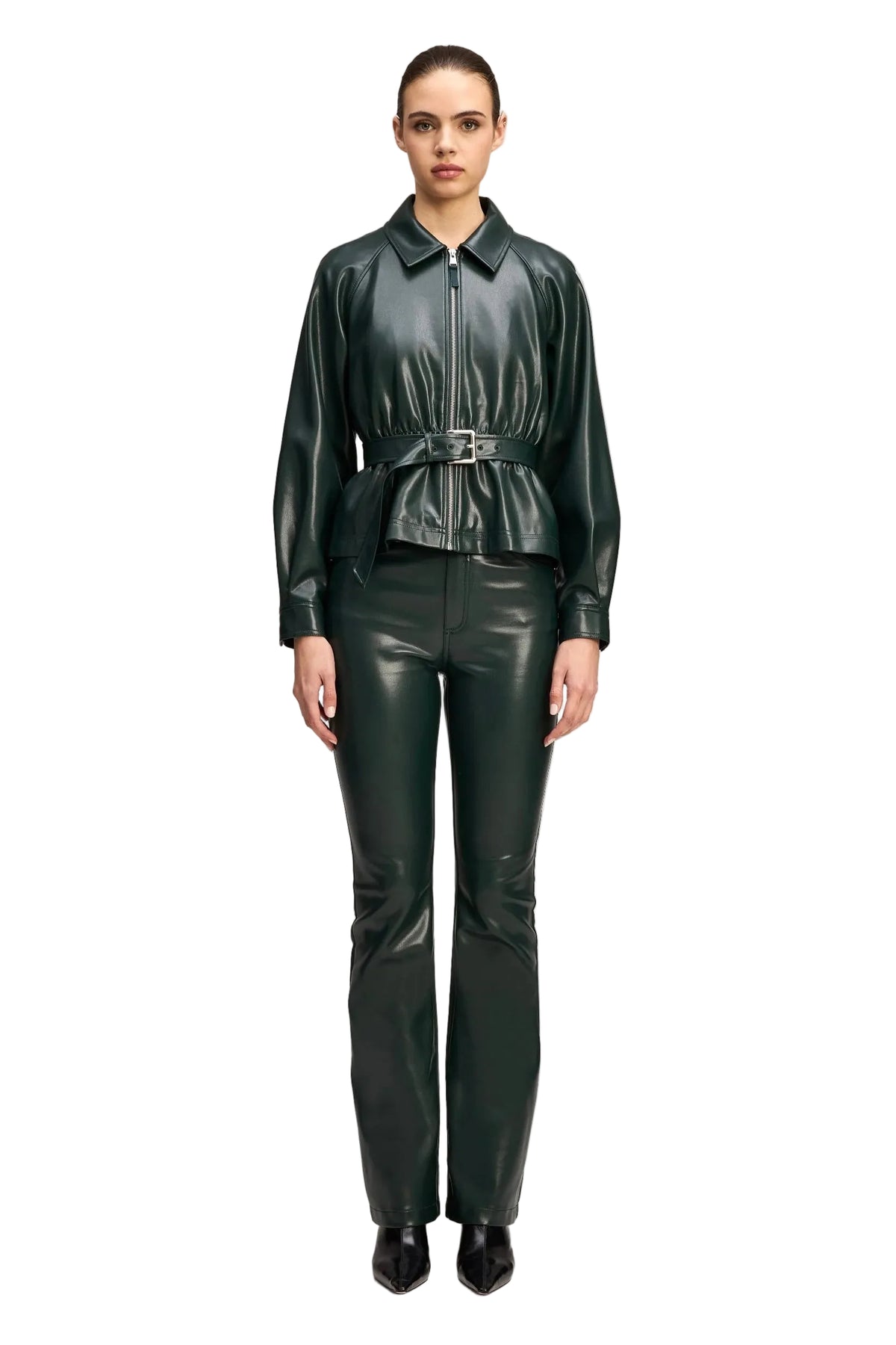 VEGAN LEATHER BRIAR JACKET Sassanova
