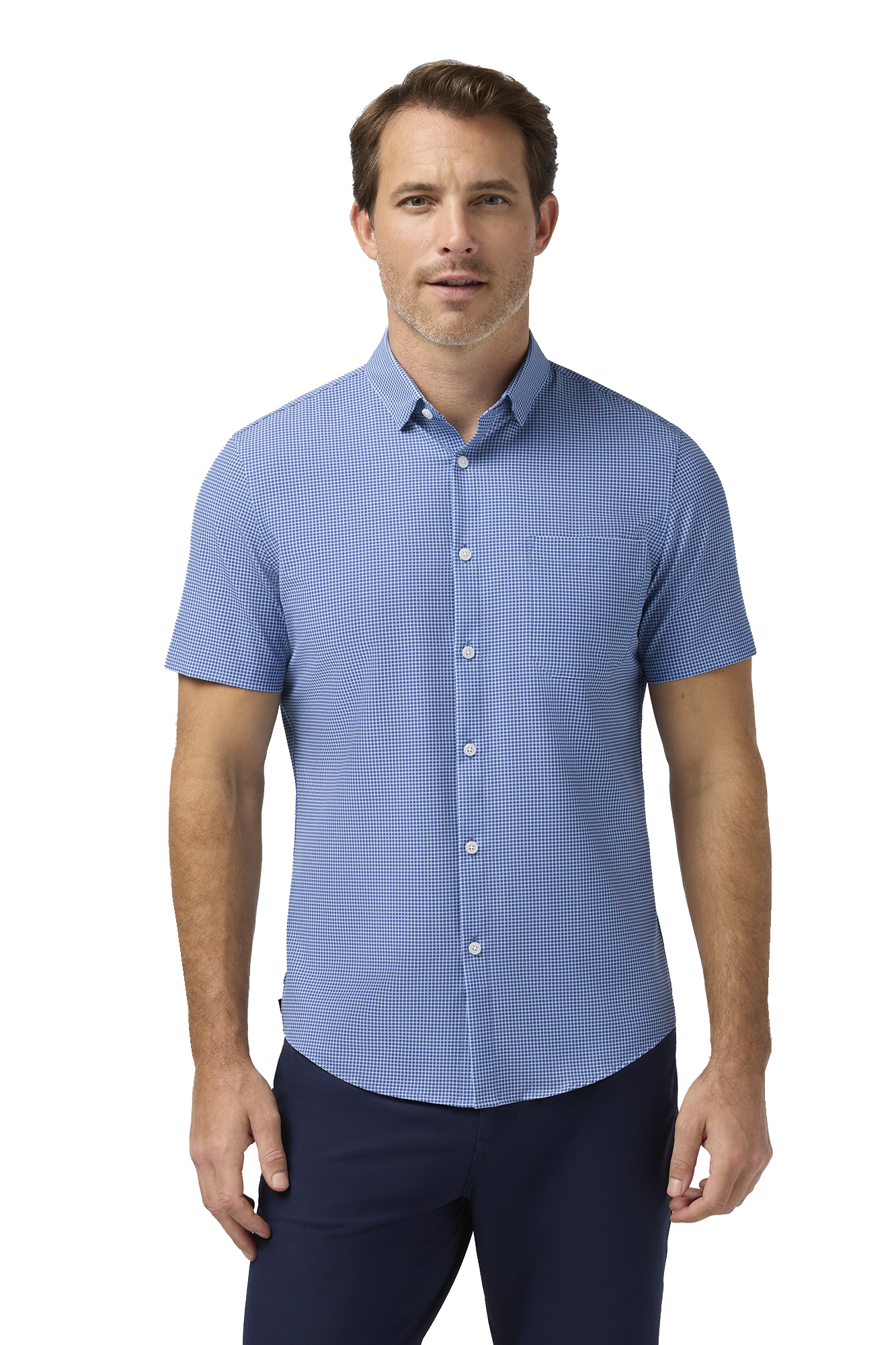 LEEWARD SHORT SLEEVE DRESS SHIRT - Short Sleeved Shirts - Novaman