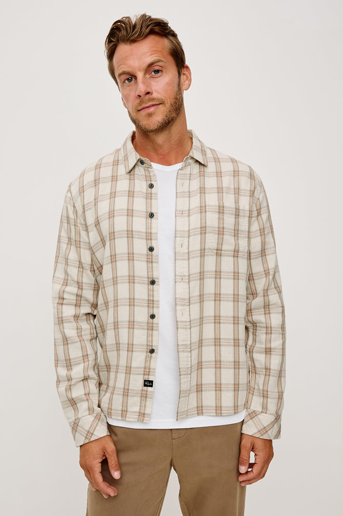 OWENS LONG SLEEVE SPORT SHIRT - Long Sleeved Shirts - Novaman