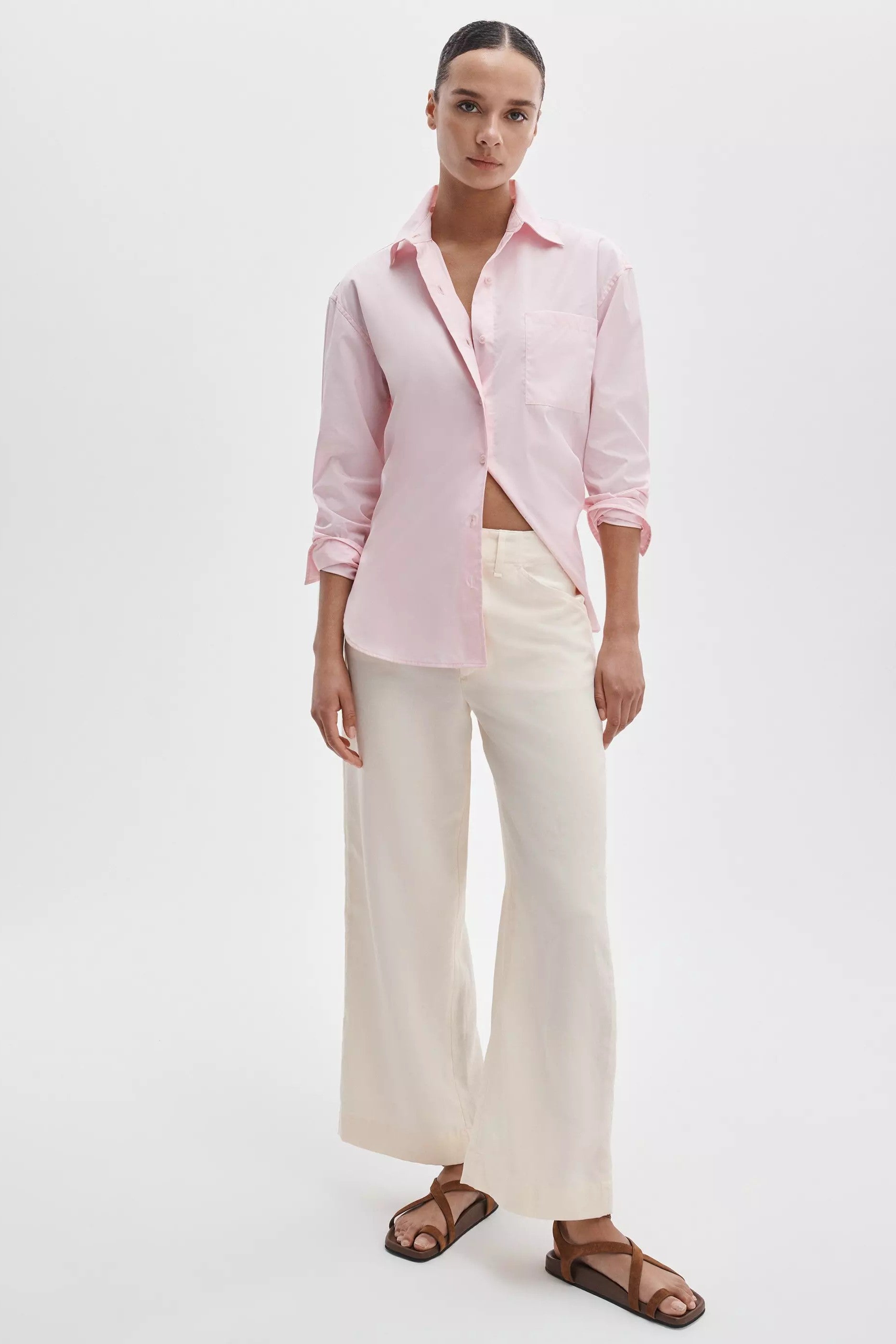 ALLISON LINEN PANT - Pants - Sassanova