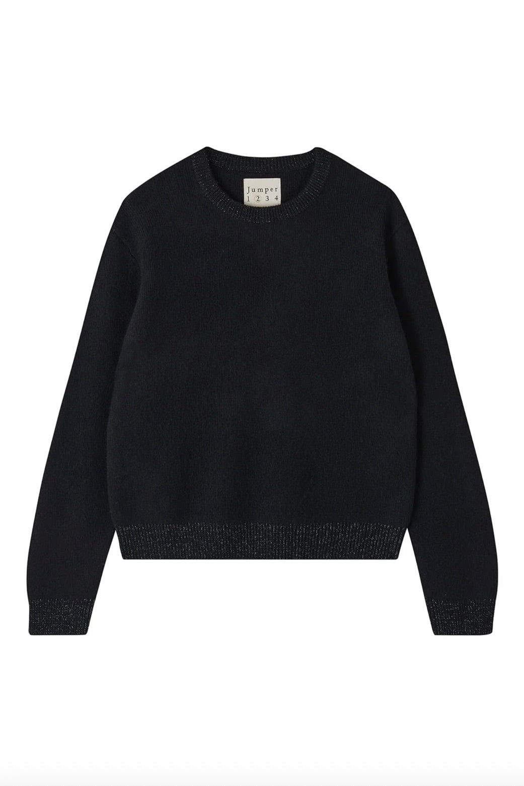 CONTRAST LUREX RIB CREW - Sweaters - Sassanova
