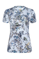 RESSI SHORT SLEEVE WATERCOLOR BUTTERFLY TEE - T-shirts - Sassanova