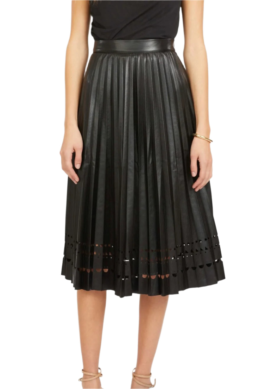 ALANA VEGAN LEATHER SKIRT
sassanova