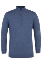 MARSHALL MERINO 1/4 ZIP SWEATER - Sweaters - Novaman
