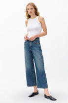 FTWT ANDI ANKLE WIDE LEG - Jeans - Sassanova
