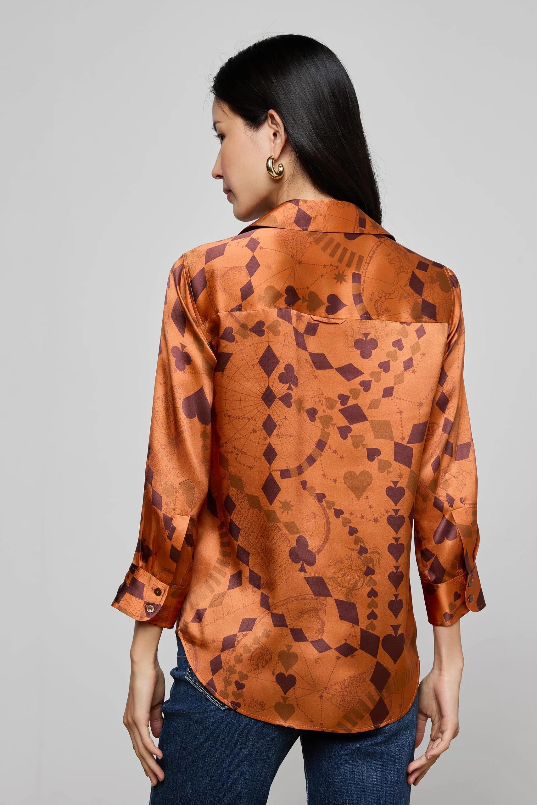 DANI 3/4 SLV BLOUSE-Sassanova