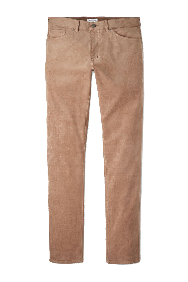 SUPERIOR SOFT CORDUROY pants in a warm light brown hue-novaman