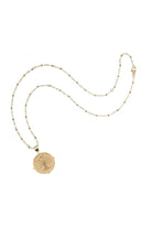 FAITH SM PENDANT NECKLACE- SATELLITE CHAIN
sassanova