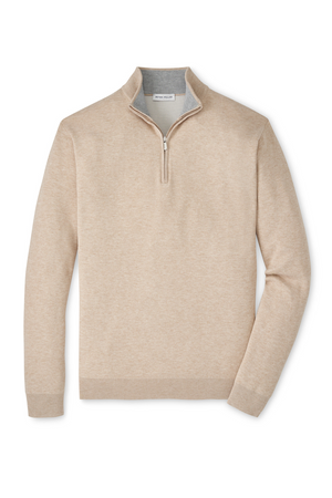 COOLSPUN COTTON 1/4 ZIP SWEATER