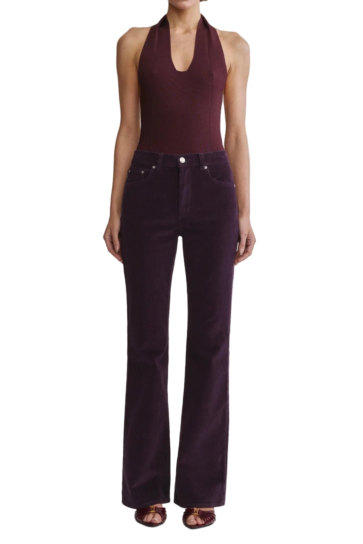 BRIDGET BOOT HIGH RISE 33 CORDUROY JEAN Sassanova