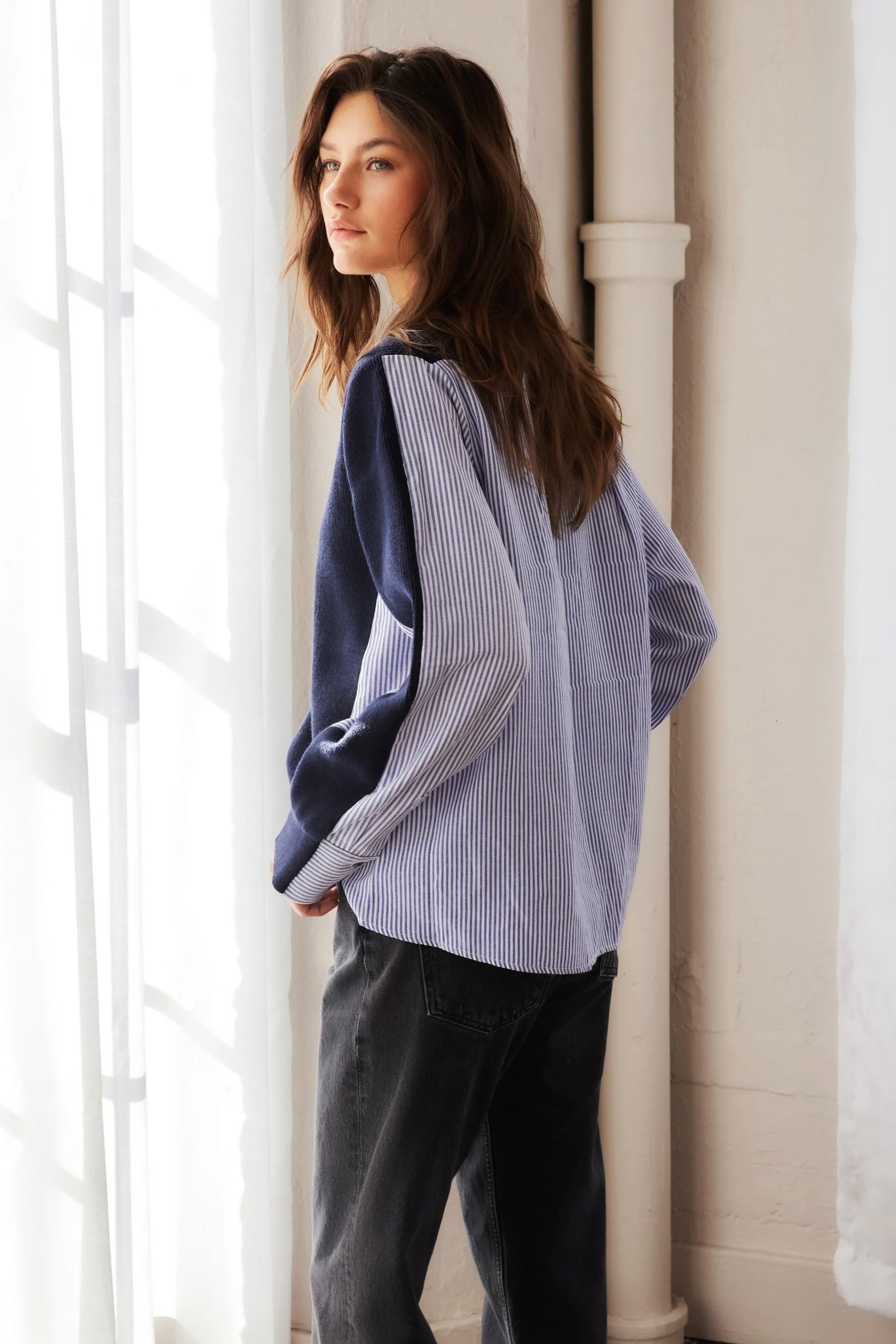 CELINE MIXED MEDIA CARDIGAN
sassanova