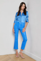 TATI H/R COATED CROP MICRO BOOT - Jeans - Sassanova