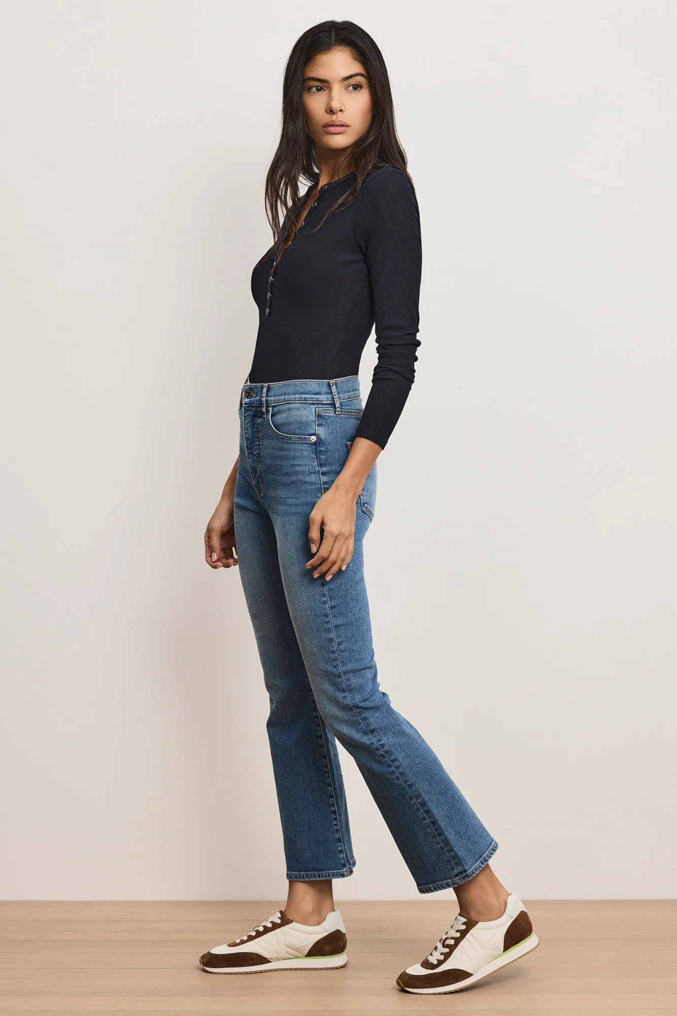 CARSON HIGH RISE ANKLE FLARE JEAN - Jeans - Sassanova