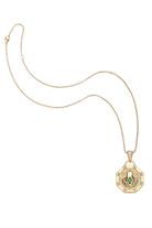 LUCKY FROG PETITE EMBELLISHED COIN NECKLACE- CLASSIC ROLO CHAIN Sassanova