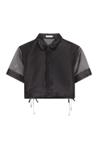 RYETT SHORT SLEEVE CROP SHIRT Sassanova