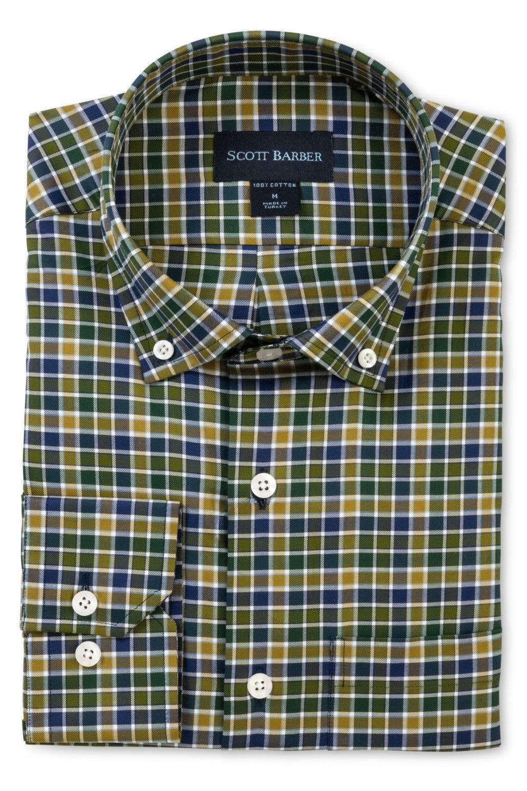 PREP TWILL CHECK SPORT SHIRT-novaman
