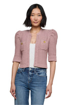 DELILAH CROP TEXTURED CARDI
sassanova