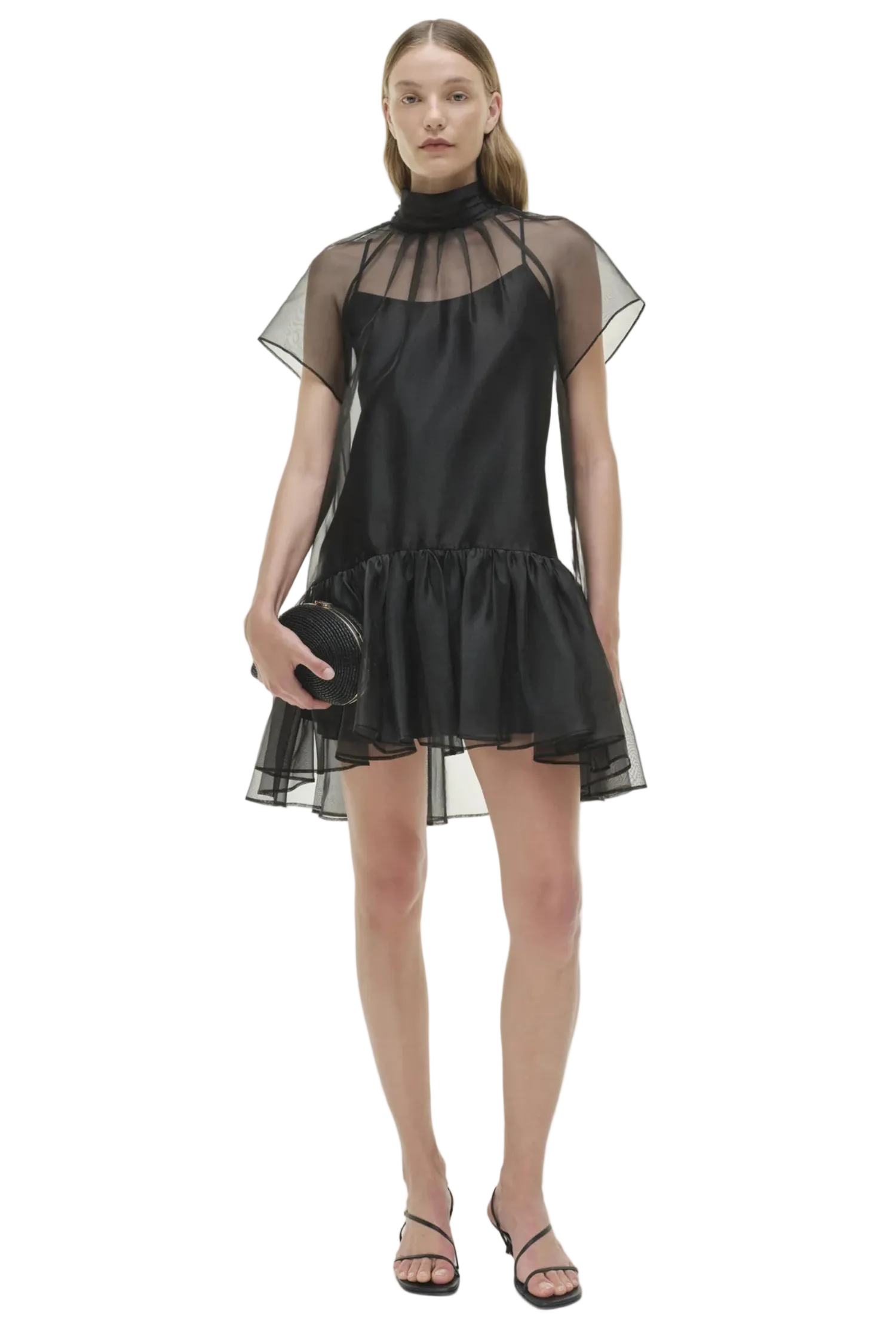 BEAUX TIERED MINI DRESS Sassanova