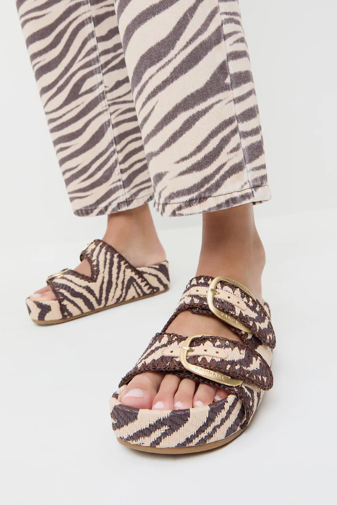 NICO TWO BAND SANDAL - Shoes - Sassanova