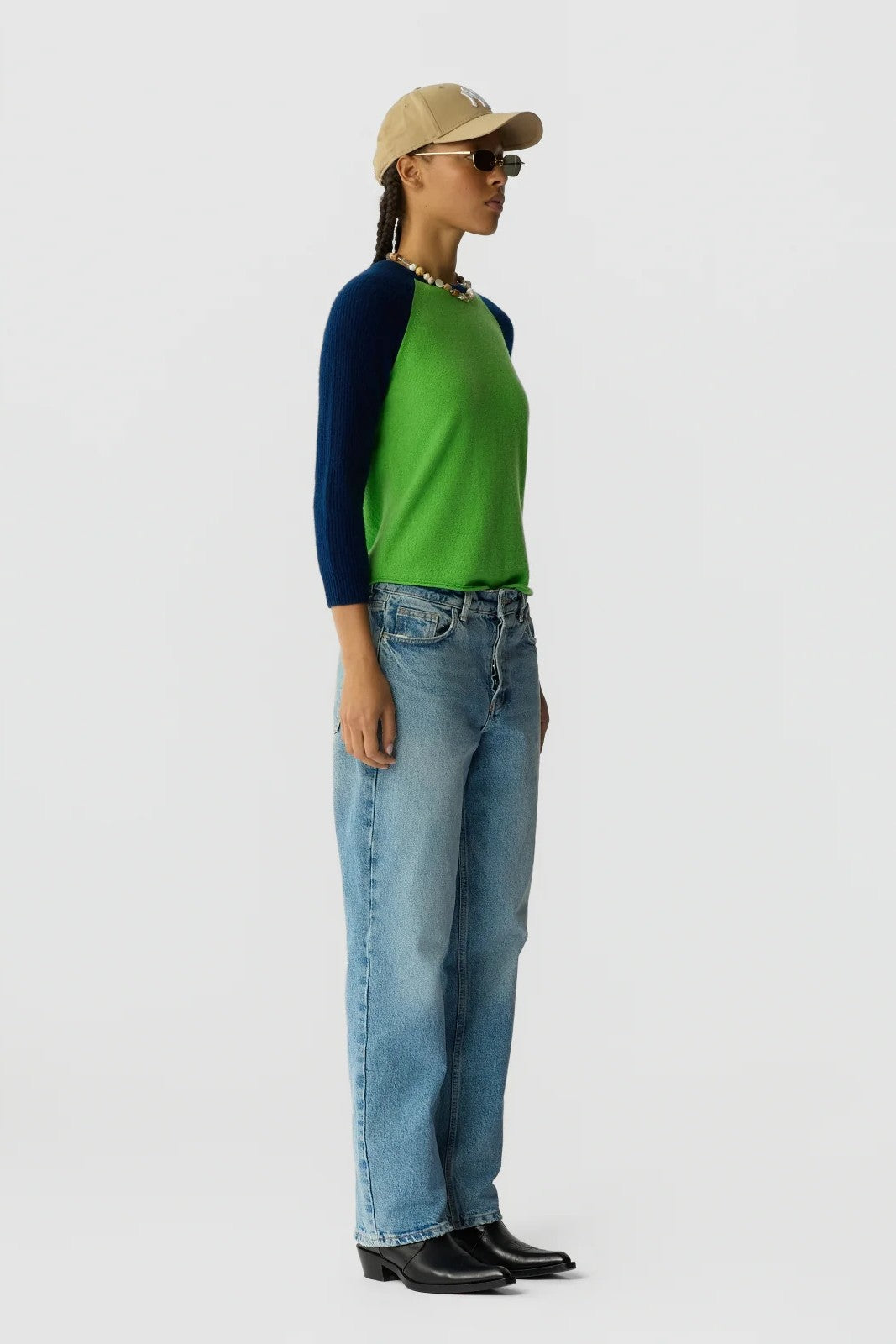 BASEBALL TEE SWEATER - Sweaters - Sassanova