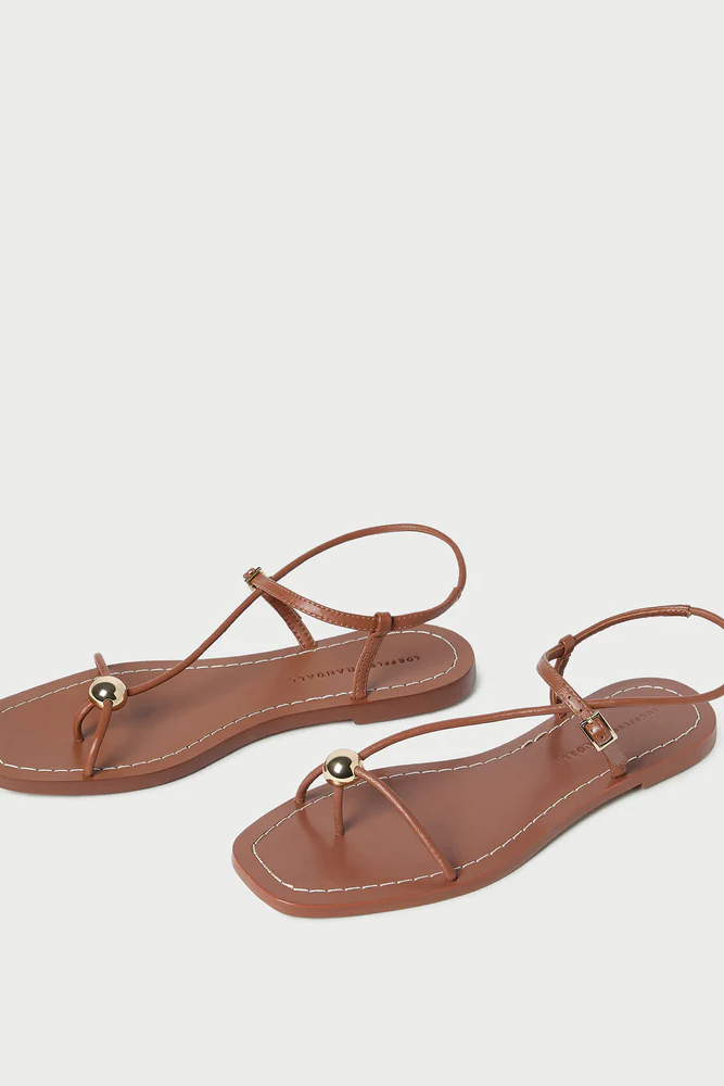 LARA STRAPPY FLAT SANDAL - Shoes - Sassanova