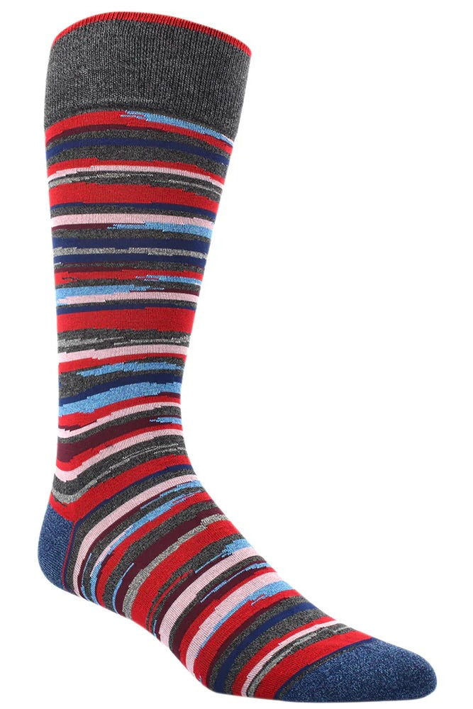 ARTISTIC STRIPE SOCK RED OS
novaman