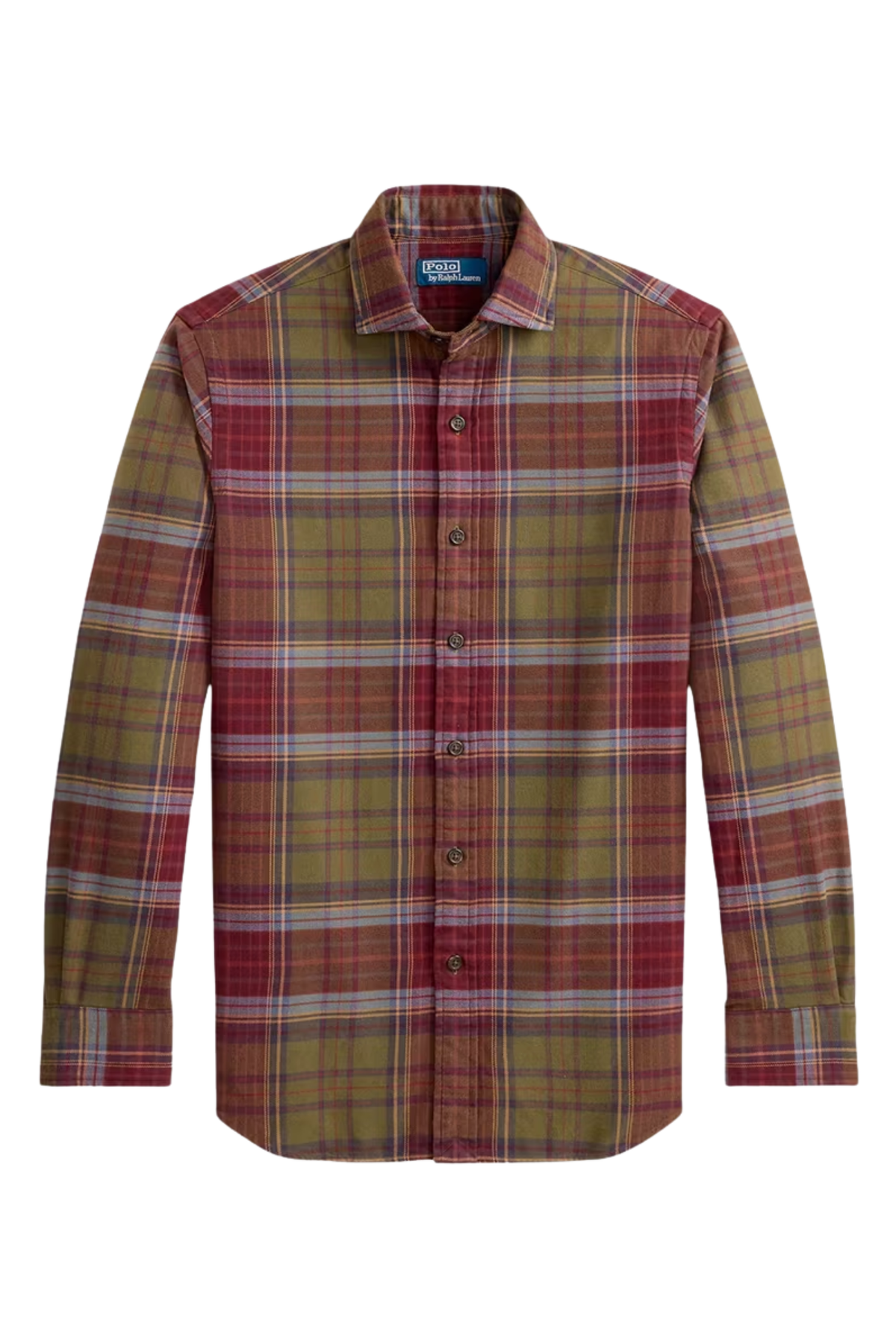 LONG SLEEVE PLAID SUEDED FLANNEL SPORT SHIRT Sassanova NovaMan