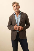 inlet knit blazer-novaman