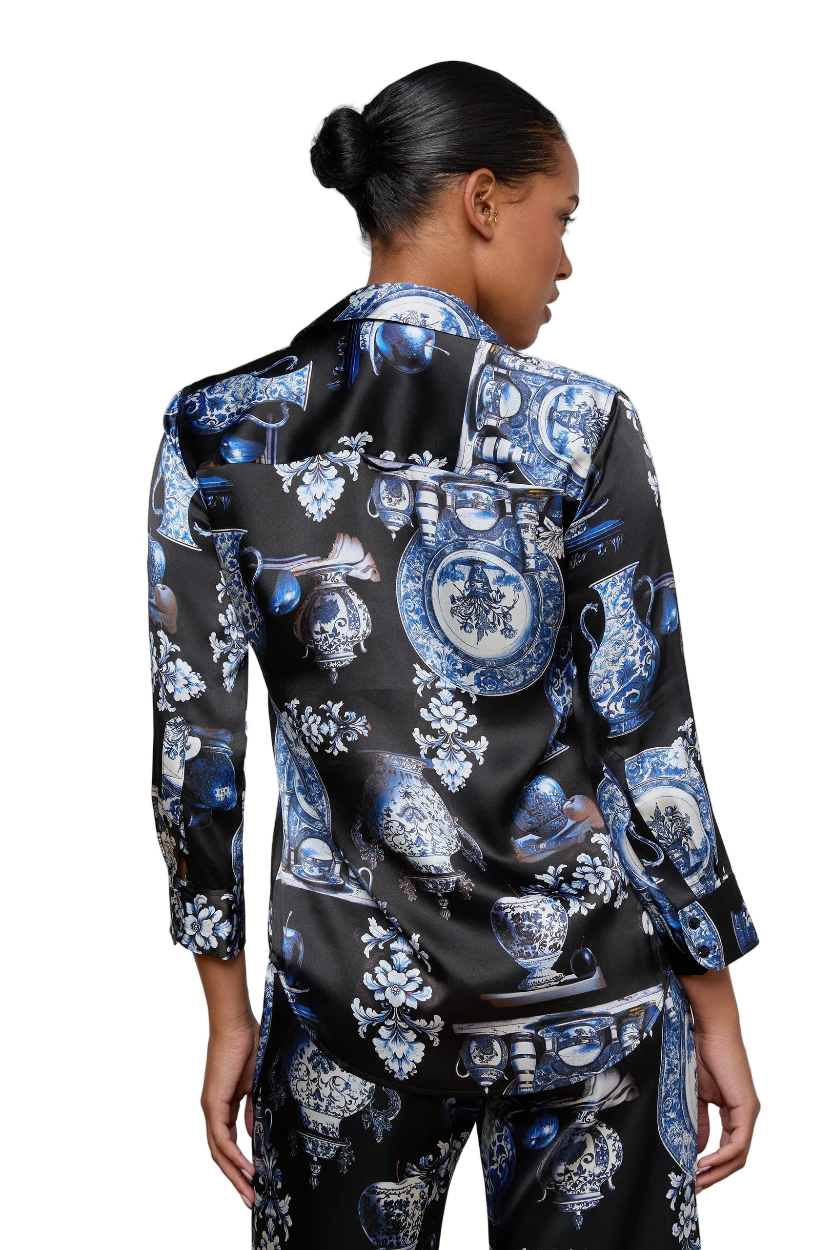 DANI 3/4 SLV BLOUSE (40126PXO) - Sassanova