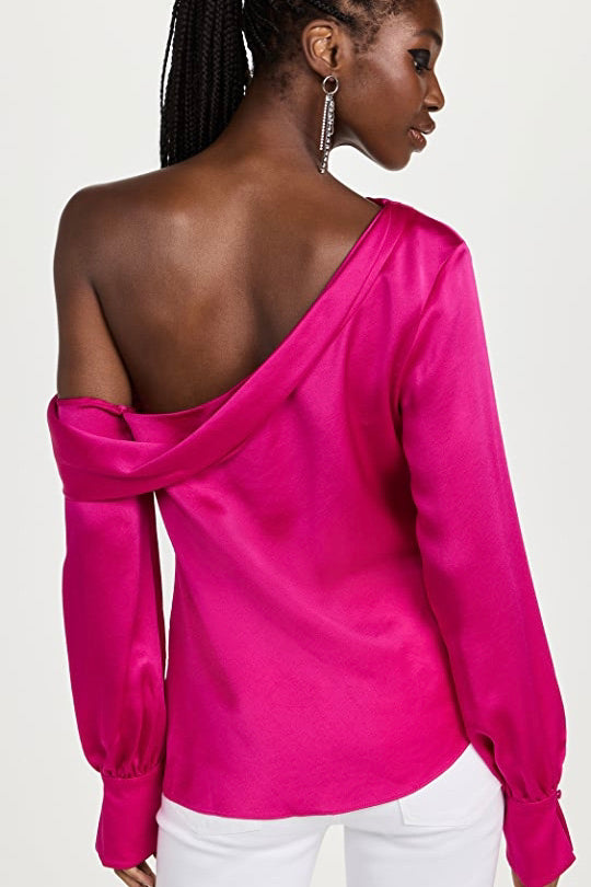 ALICE ONE SHLDR TOP - Blouses - Sassanova