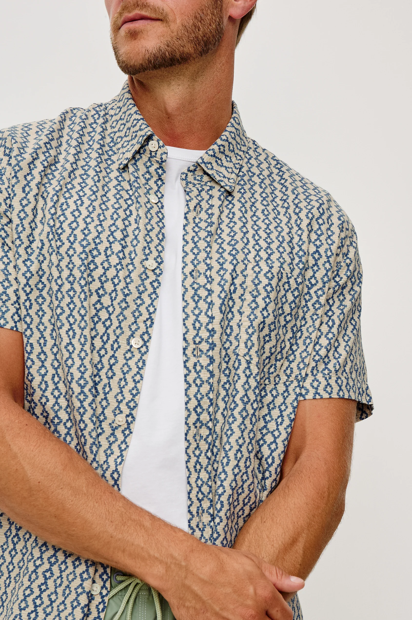 CARSON SHORT SLEEVE SPORT SHIRT - Short Sleeve Shirts - Novaman
