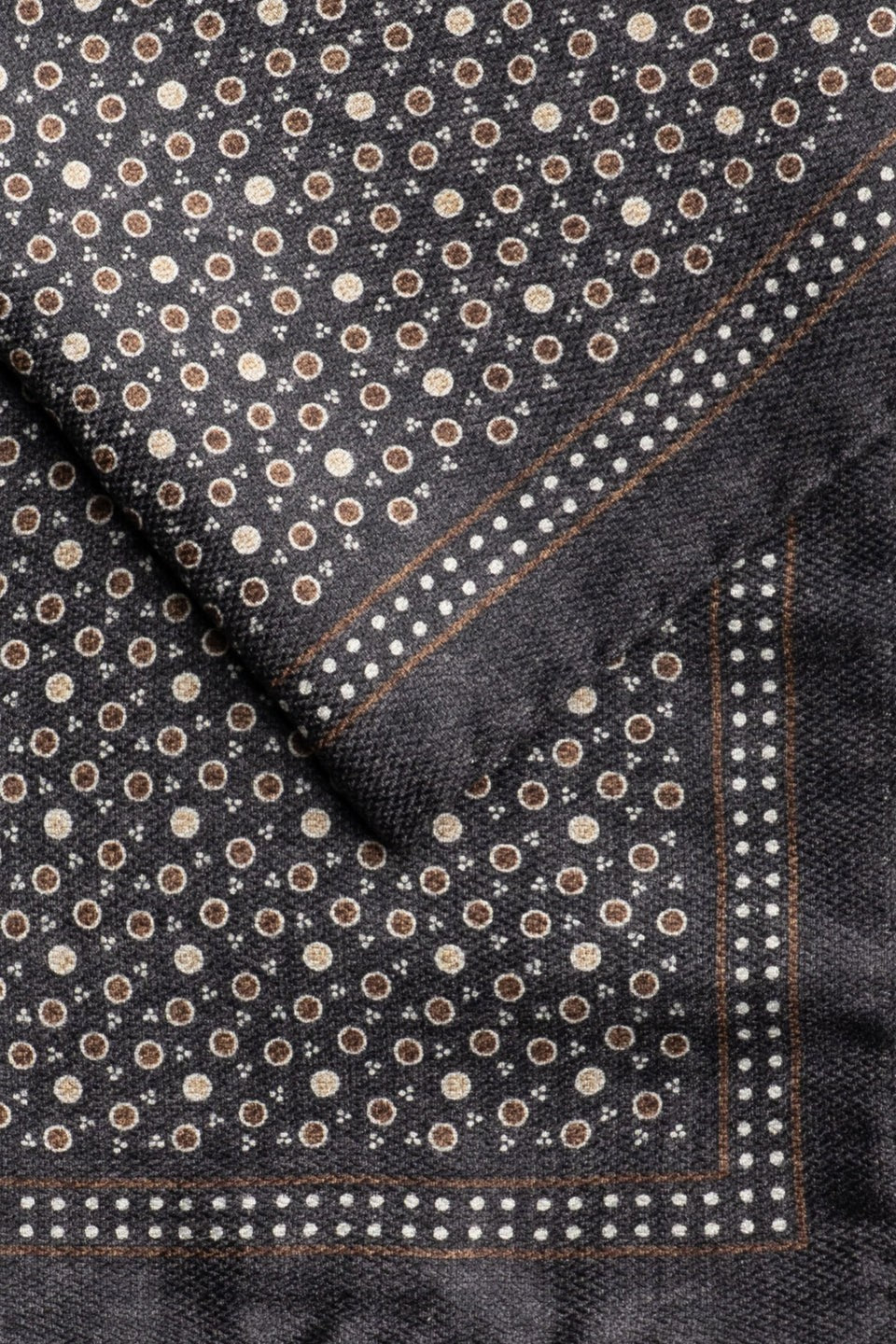 PABLO WOOL/LINEN POCKET SQUARE NAVY OS - Pocket squares - Novaman