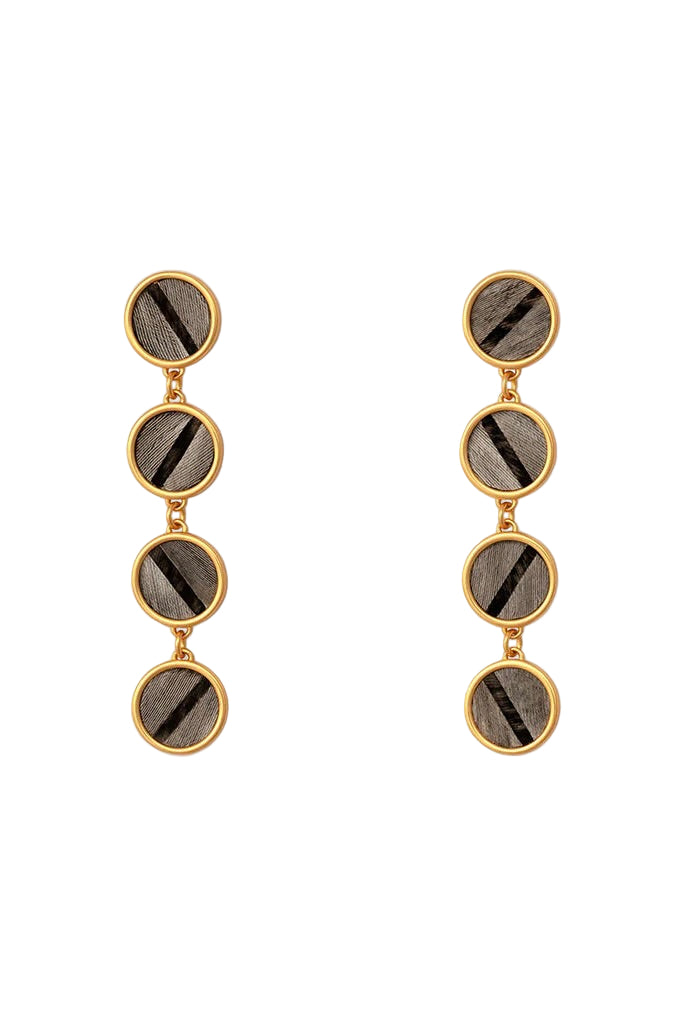 HARPER ROUND BEZEL DROP EARRINGS
sassanova