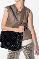 LG CROSBY LOCK CROSSBODY LACQUER - Handbags - Sassanova