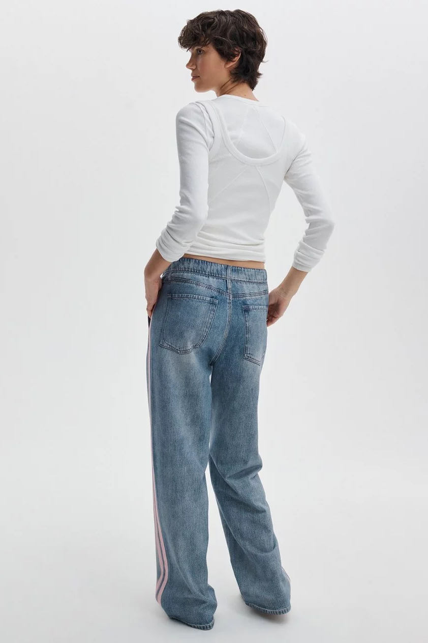 MIRAMAR TERRY TRACK PANT PULL ON - Jeans - Sassanova