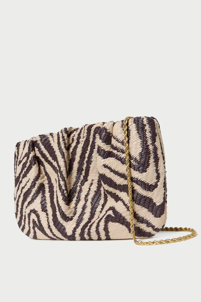 SERENA GATHERED CLUTCH - Handbags - Sassanova