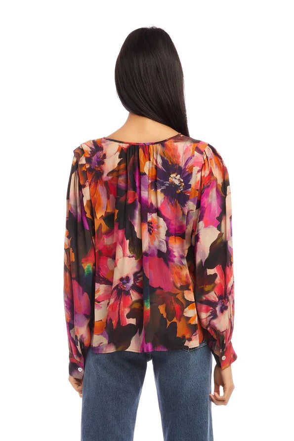 PLEATED TIE TOP (3F63511)