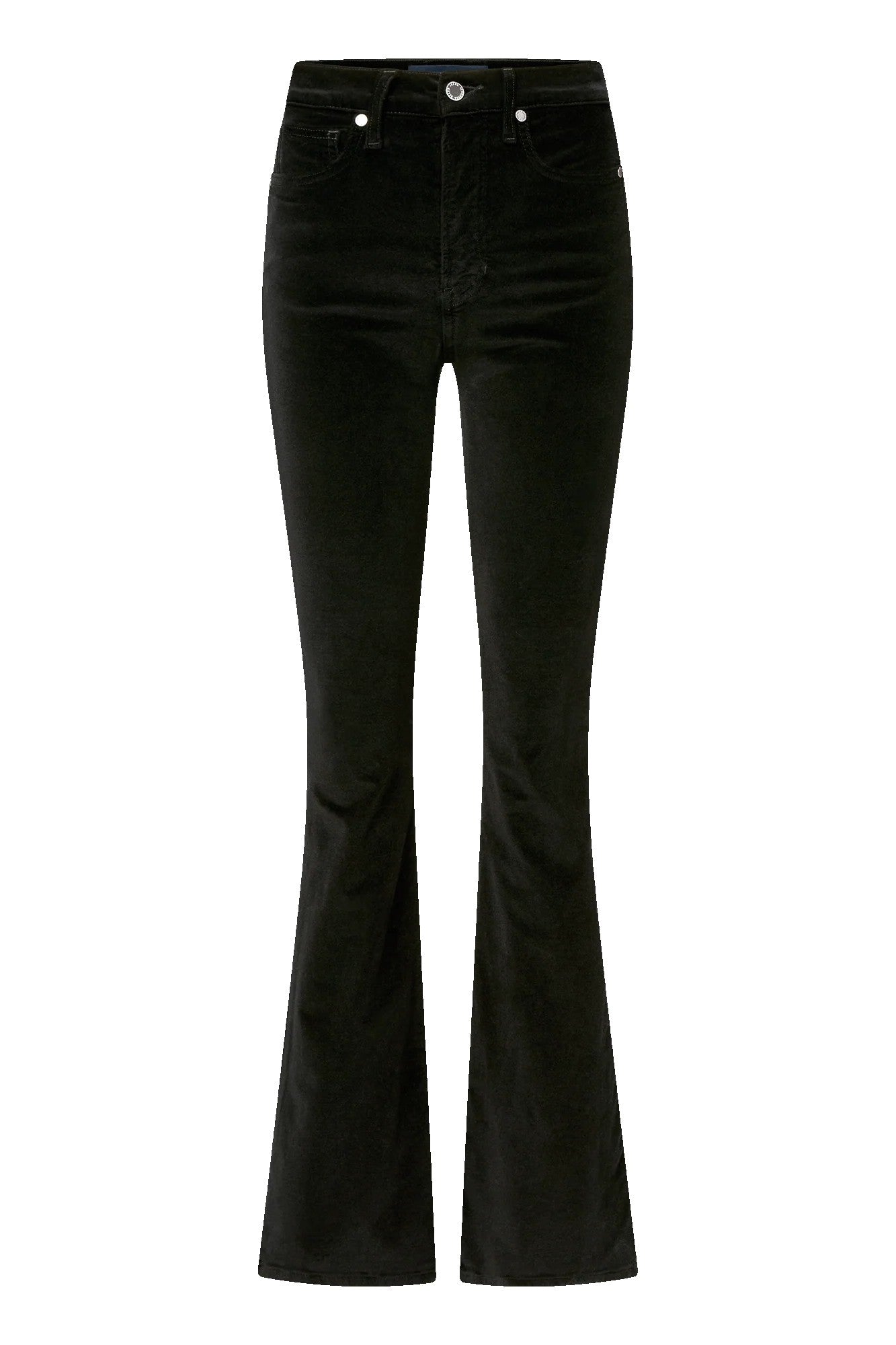 BEVERLY VELVET HIGH RISE SKINNY FLARE-sassanova