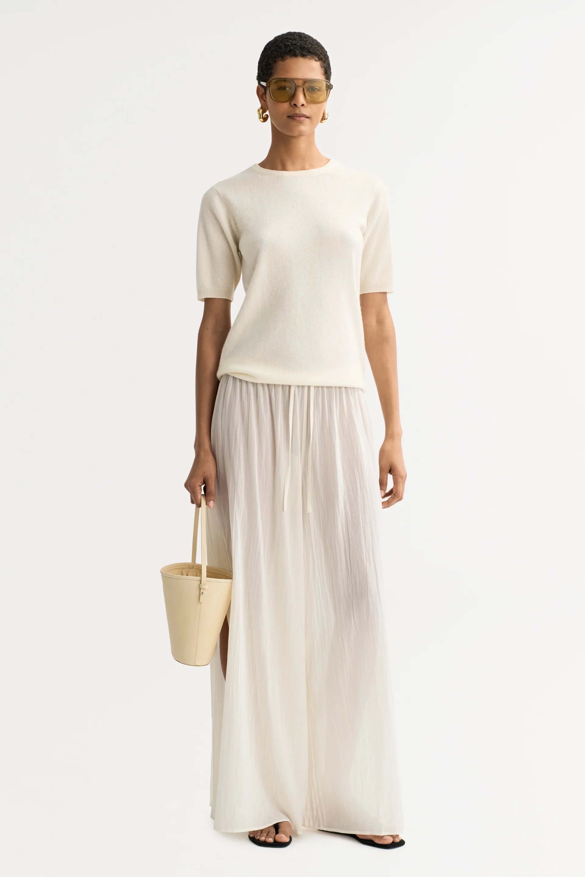 SHORT SLEEVE CREWNECK - Sweaters - Sassanova