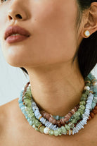 BAY STUDS-MOTHER-OF-PEARL - Earrings - Sassanova