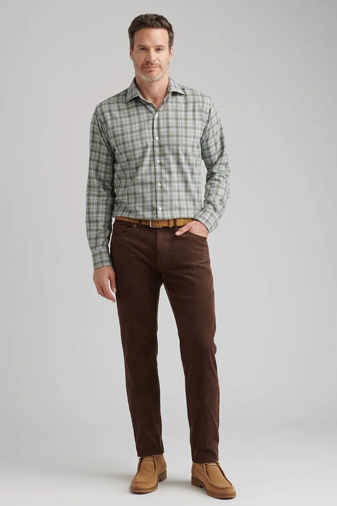 SUPERIOR SOFT CORDUROY pants in dark brown-novaman