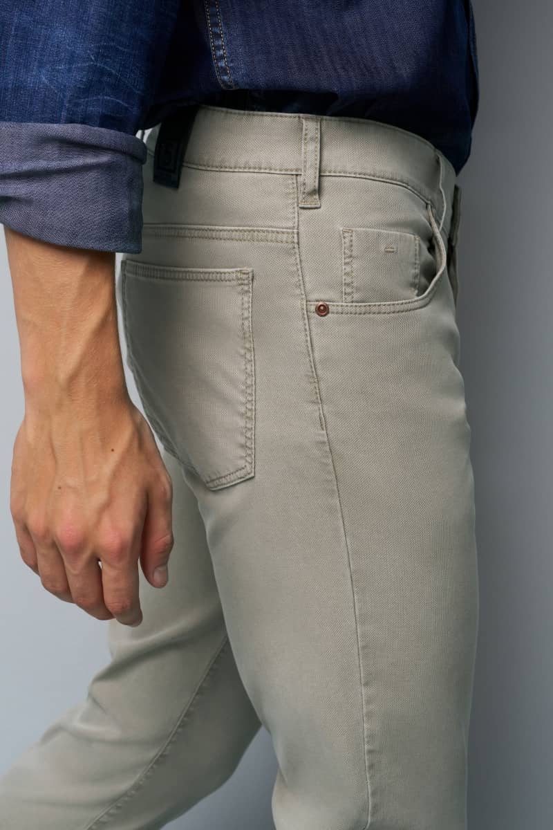 5 POCKET SLIM M5 PANT - Pants - Novaman