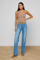 ADIRA SCOOP NECK TANK - Tank Tops - Sassanova