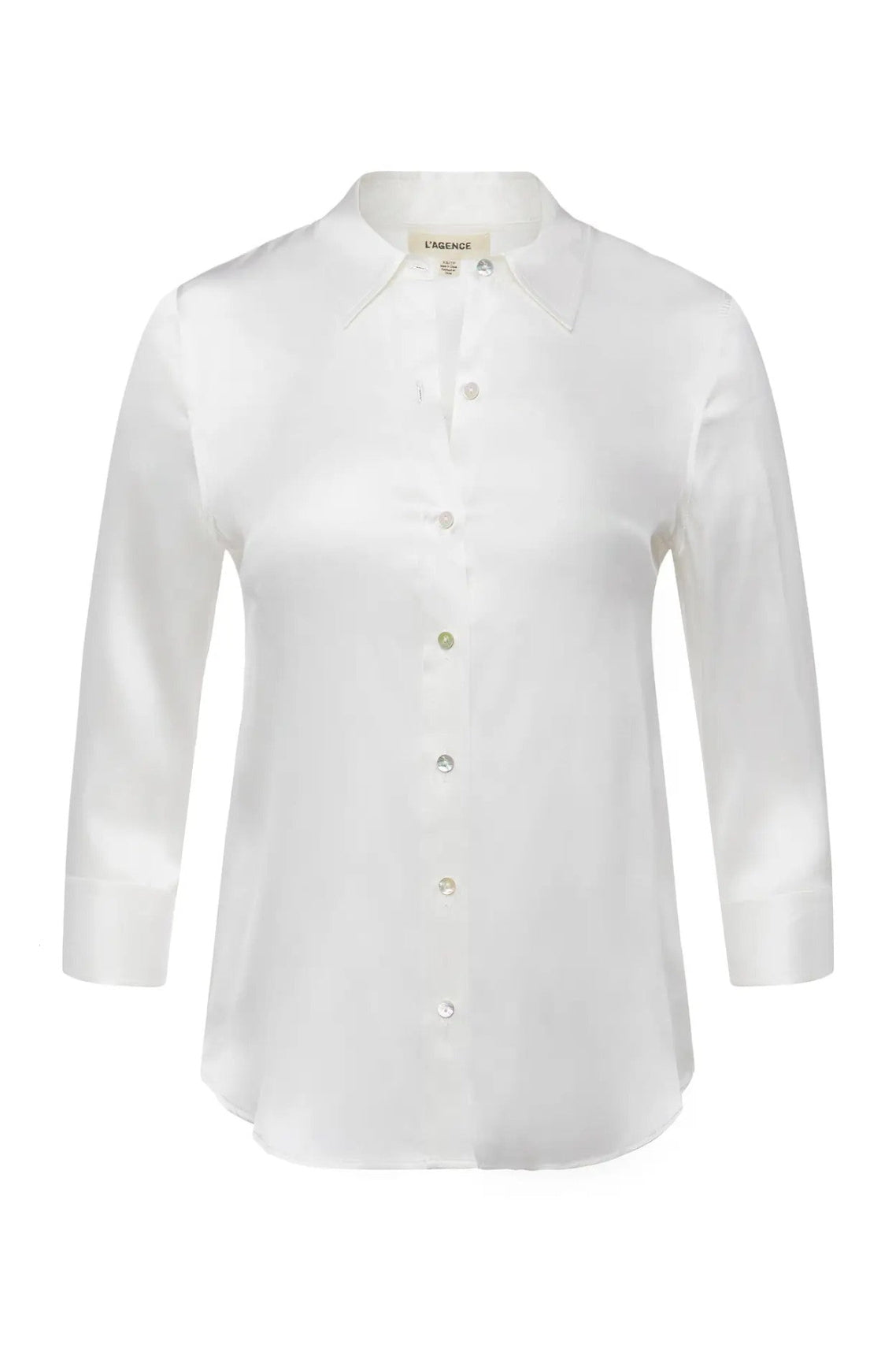 DANI 3/4 SLEEVE SOLID BLOUSE - Blouses - Sassanova