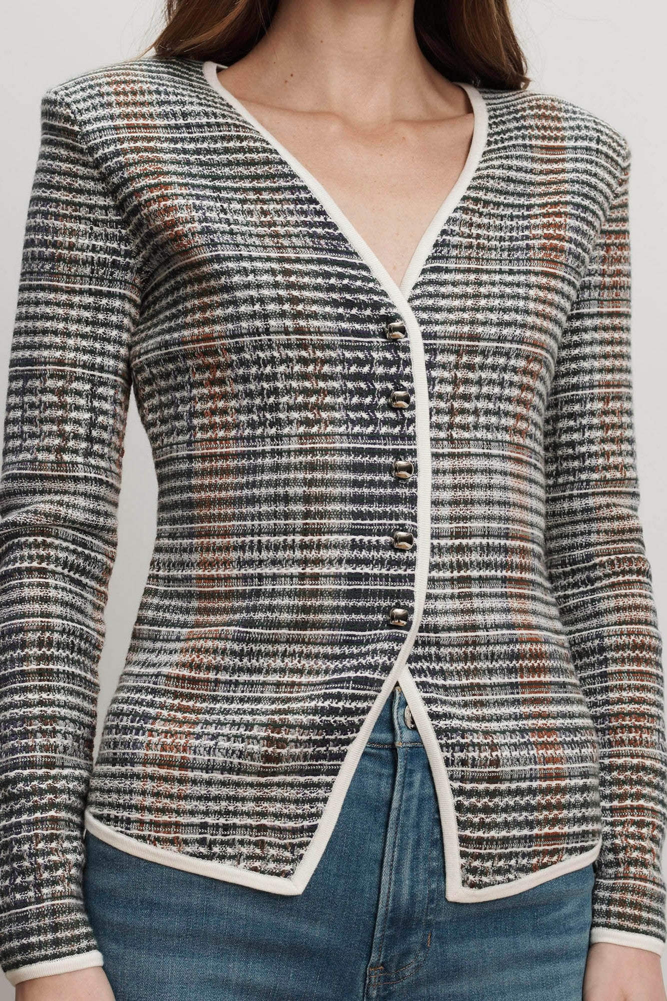 NADIALINE KNIT JACKET - Jackets - Sassanova